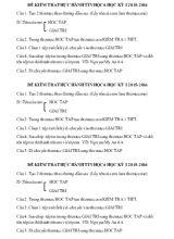 Đề kiểm tra thực hành Tin học 6 học kỳ I - Năm 2015 - 2016